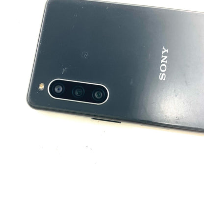 【最速発送】 Xperia 10 IV 128GB ブラック系 docomo SO-52C 白ロム【難有】