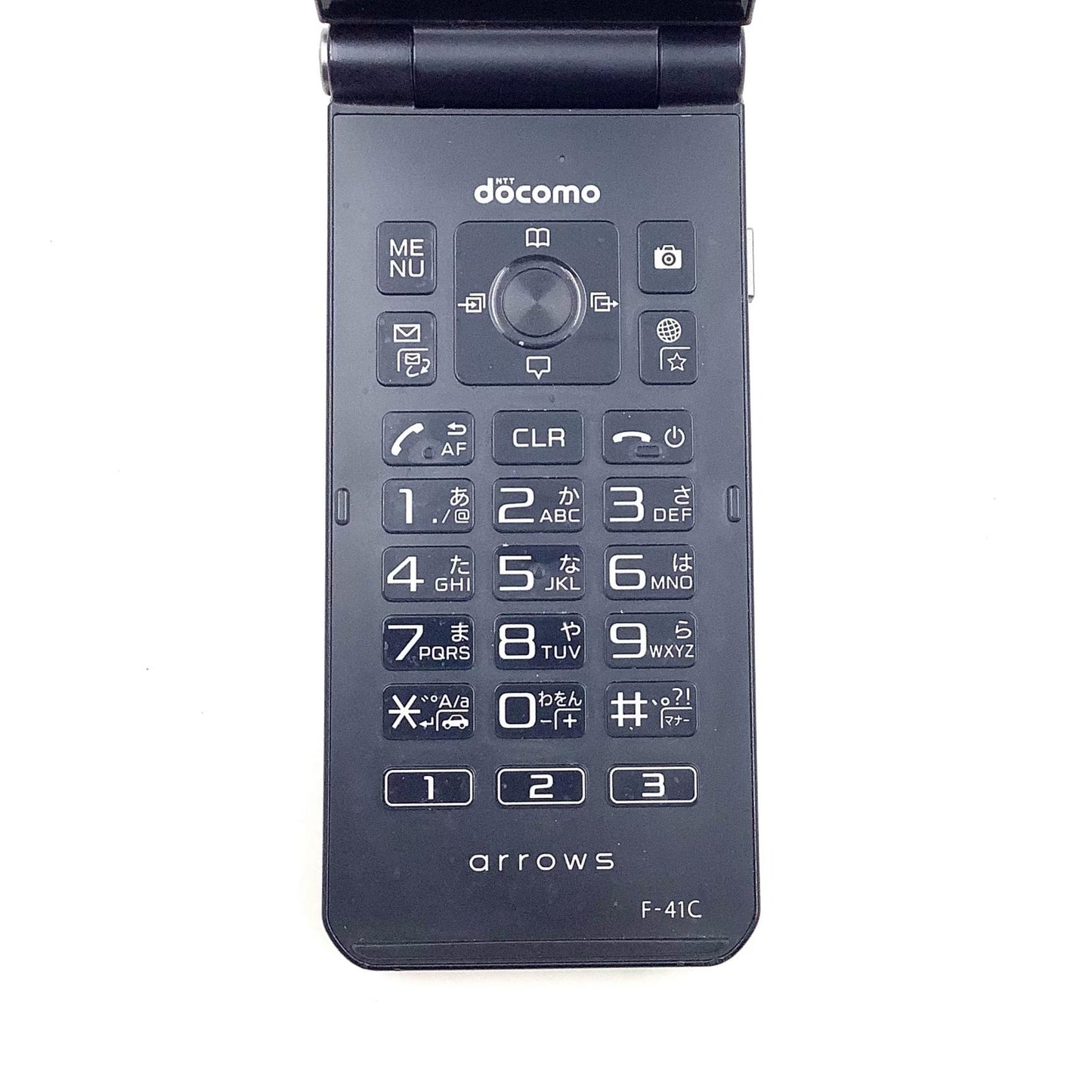 【全額返金保証】【最速発送】 arrows ケータイ ベーシック 8GB ブルー系 docomo F-41C 白ロム 動作確認済