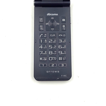 【全額返金保証】【最速発送】 arrows ケータイ ベーシック 8GB ブルー系 docomo F-41C 白ロム 動作確認済