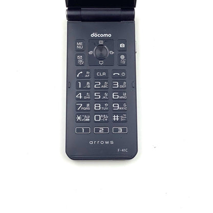 【全額返金保証】【最速発送】 arrows ケータイ ベーシック 8GB ブルー系 docomo F-41C 白ロム 動作確認済