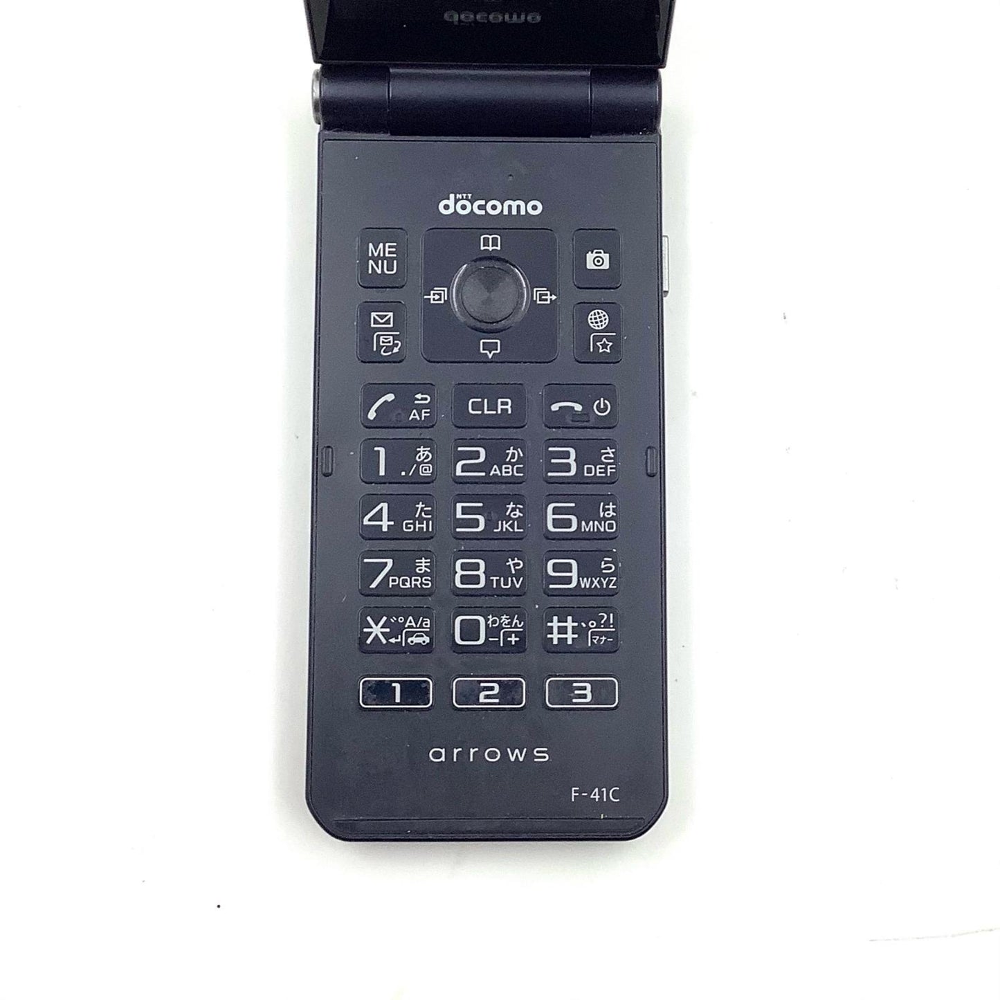 【全額返金保証】【最速発送】 arrows ケータイ ベーシック 8GB ブルー系 docomo F-41C 白ロム 動作確認済