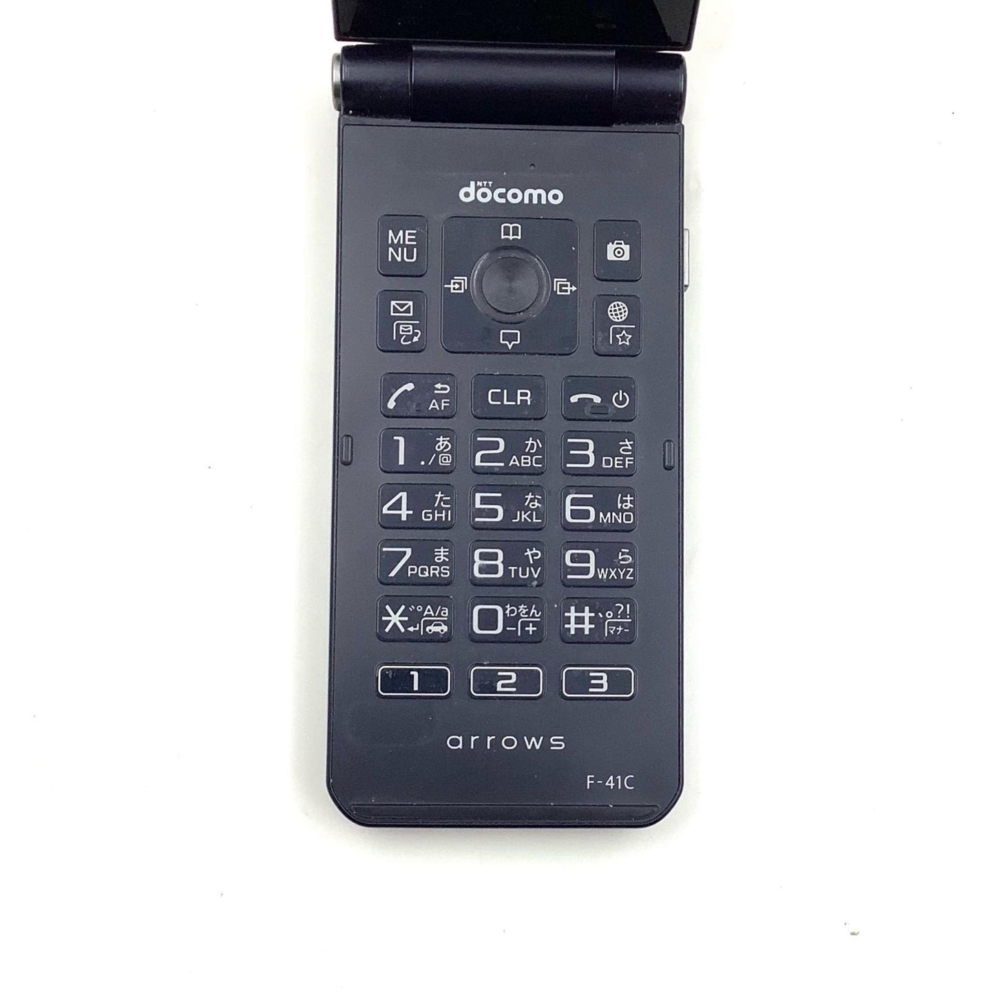 【全額返金保証】【最速発送】 arrows ケータイ ベーシック 8GB ブルー系 docomo F-41C 白ロム 動作確認済