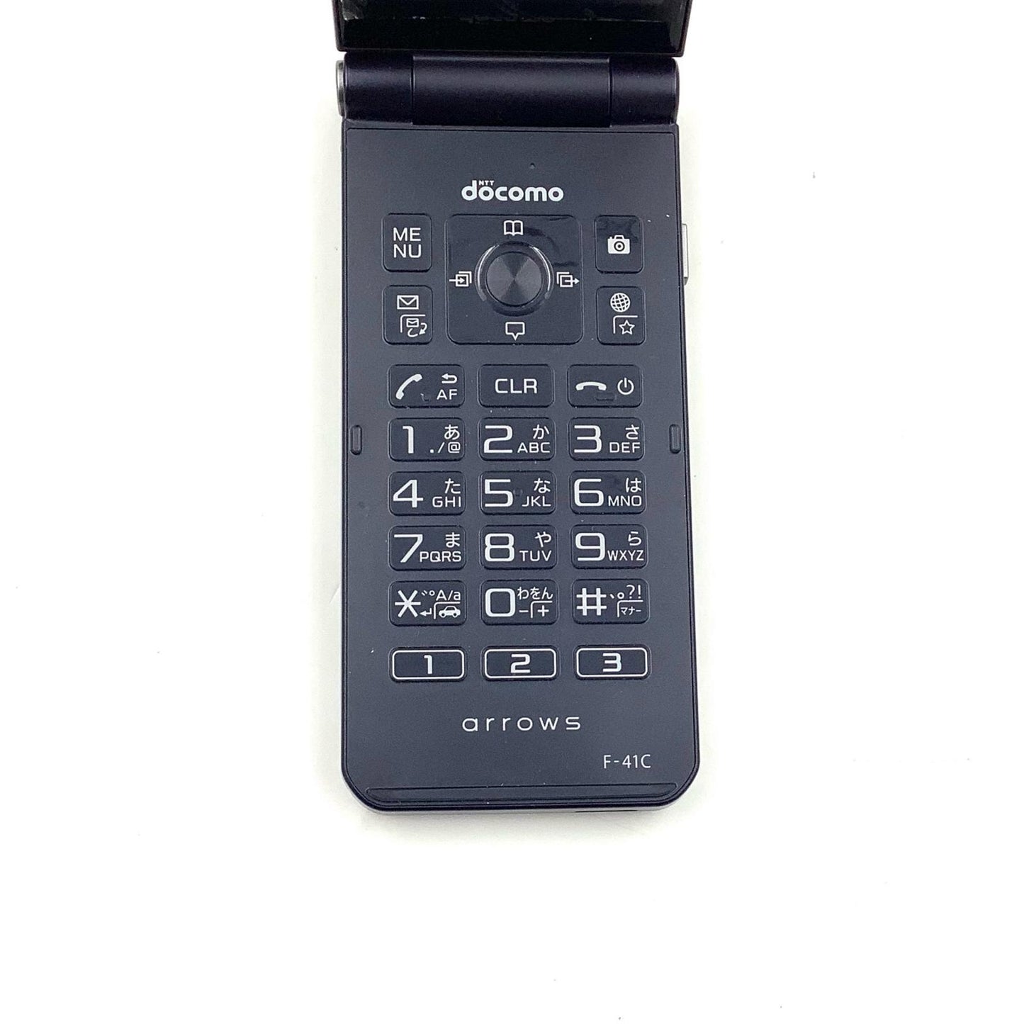 【全額返金保証】【最速発送】 arrows ケータイ ベーシック 8GB ブルー系 docomo F-41C 白ロム 動作確認済