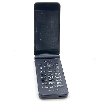 【全額返金保証】【最速発送】 arrows ケータイ ベーシック 8GB ブルー系 docomo F-41C 白ロム 動作確認済