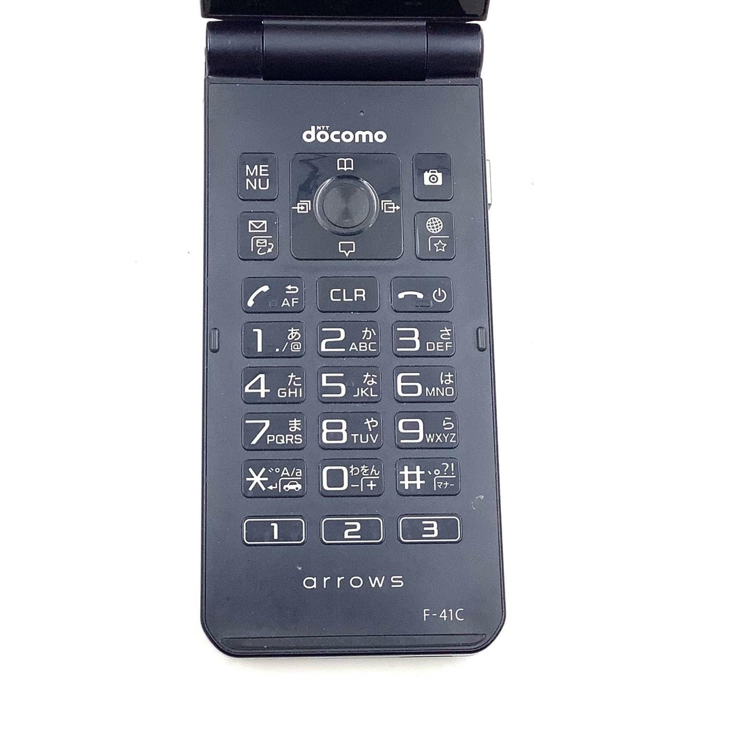 【全額返金保証】【最速発送】 arrows ケータイ ベーシック 8GB ブルー系 docomo F-41C 白ロム 動作確認済