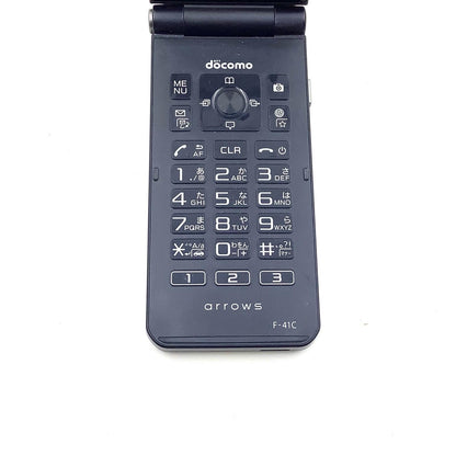 【全額返金保証】【最速発送】 arrows ケータイ ベーシック 8GB ブルー系 docomo F-41C 白ロム 動作確認済