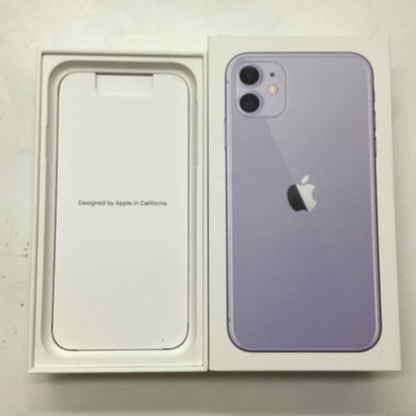 【最速発送】Apple iPhone iPhone 11 64GB パープル Softbank 白ロム【難有】 75%