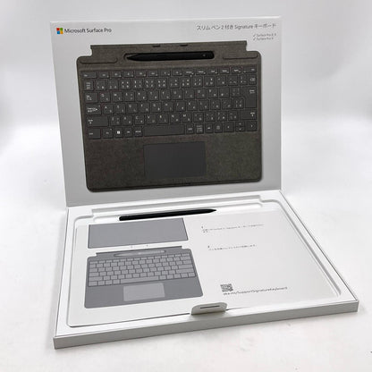 【全額返金保証】【最速発送】Microsoft スリムペン2付き Signature キーボード 8X6-00079 美品 動作確認済