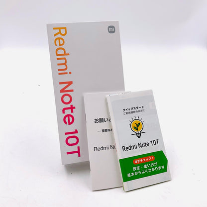 【全額返金保証】【最速発送】Xiaomi Redmi Note 10T 64GB Nighttime Blue Softbank SIMフリー A101XM 白ロム 動作確認済