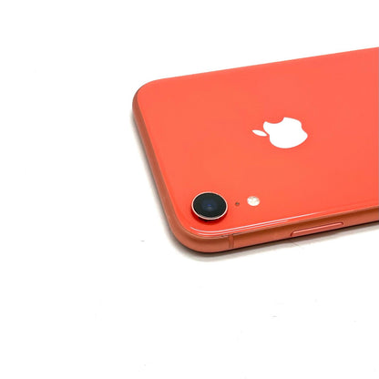 【全額返金保証】【最速発送】Apple iPhone iPhone XR 256GB コーラル SIMフリー 白ロム 動作確認済 80%