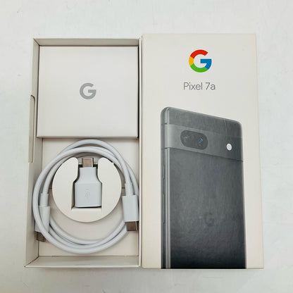 【全額返金保証】【最速発送】Google Pixel 7a 128GB Charcoal Softbank 白ロム 美品 動作確認済
