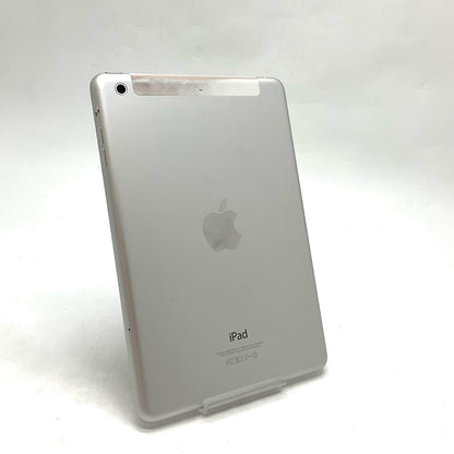 【全額返金保証】【最速発送】Apple iPad iPad mini 2 7.9インチ 第2世代 16GB シルバー WiFi+Cellular au 白ロム 美品 動作確認済