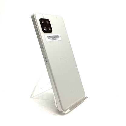 【最速発送】SHARP AQUOS sense6s 64GB シルバー au SHG07 白ロム【難有】