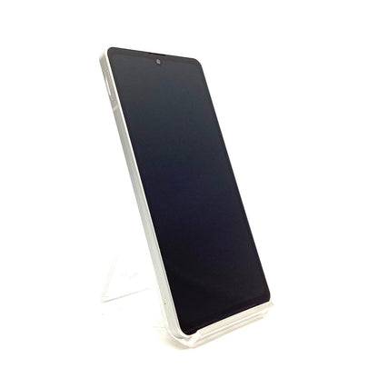 【最速発送】SHARP AQUOS sense6s 64GB シルバー au SHG07 白ロム【難有】