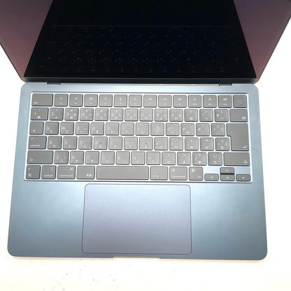 【全額返金保証】【最速発送】Apple MacBook Air 13.6インチ 2022 Apple M2 8GB 256GB ミッドナイト 97.3% 美品 動作確認済