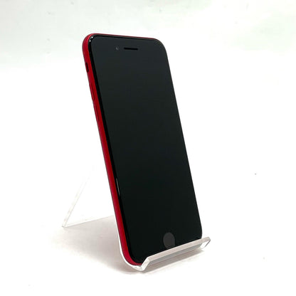 【全額返金保証】【最速発送】Apple iPhone iPhone SE（第2世代） 64GB プロダクトレッド au SIMフリー 白ロム 美品 動作確認済 80%