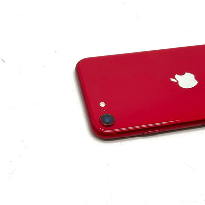 【全額返金保証】【最速発送】Apple iPhone iPhone SE（第2世代） 64GB プロダクトレッド au SIMフリー 白ロム 美品 動作確認済 80%