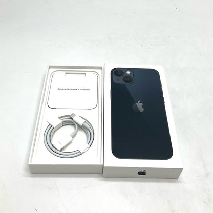 【全額返金保証】【最速発送】Apple iPhone iPhone 13 128GB ミッドナイト docomo SIMフリー 白ロム 動作確認済 85%