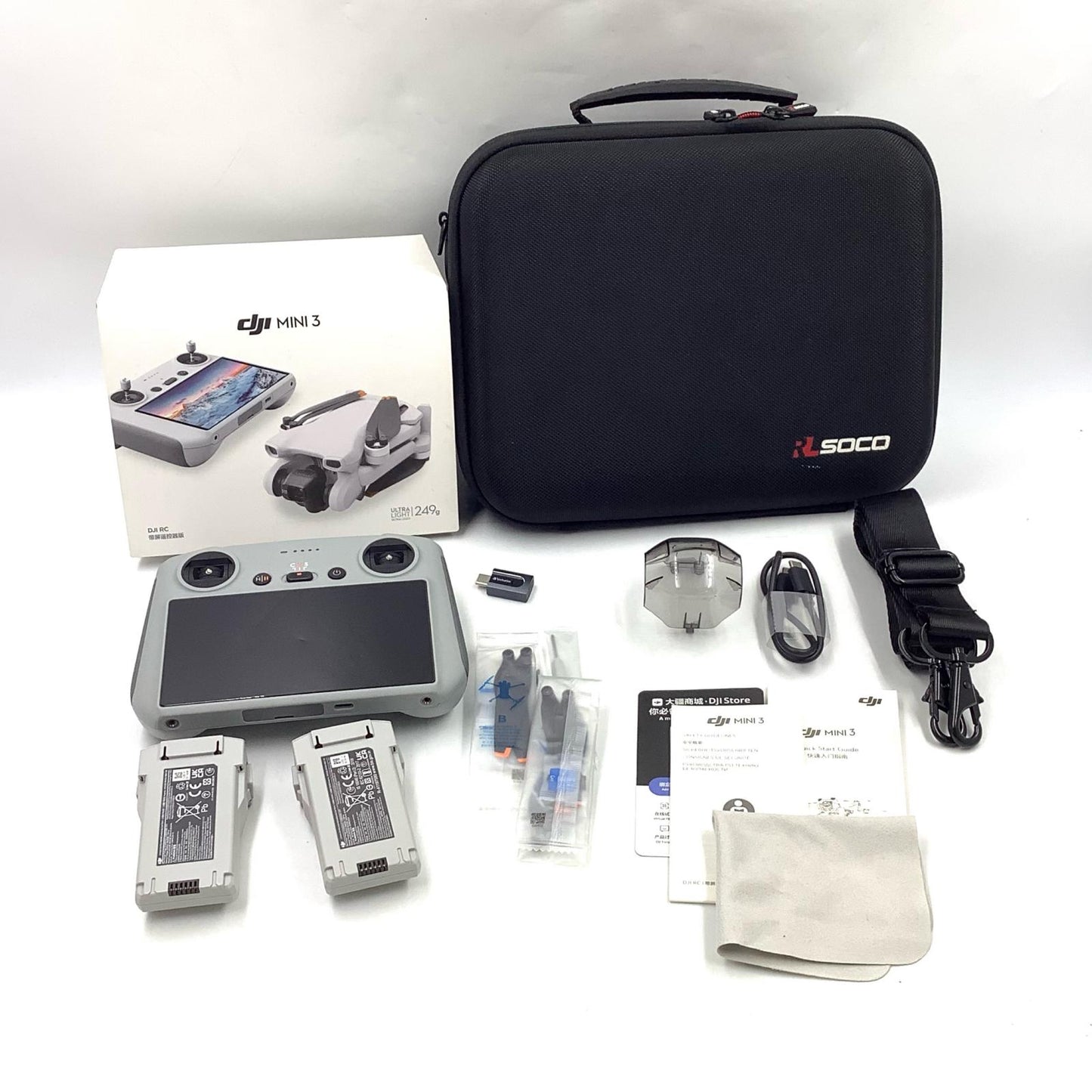 【全額返金保証】【最速発送】DJI Mini 3 (DJI RC付属) 美品 動作確認済