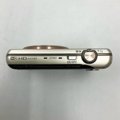 【全額返金保証】【最速発送】Sony コンパクトデジタルカメラ サイバーショット DSC-WX200 (N) [ゴールド] 動作確認済