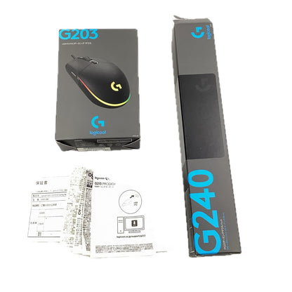 【全額返金保証】【最速発送】Logicool G 203 LIGHTSYNC Gaming Mouse G203 美品 動作確認済