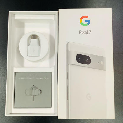 【全額返金保証】【最速発送】Google Pixel 7 128GB Snow au G03Z5 美品 動作確認済