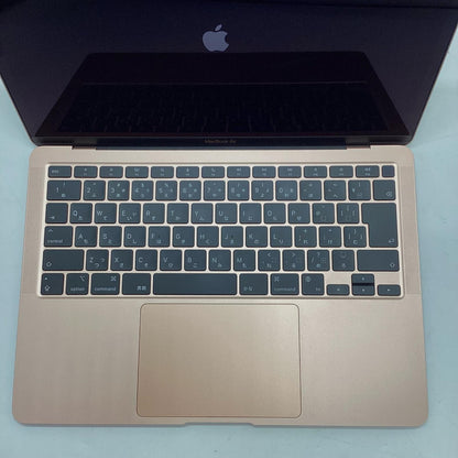 【全額返金保証】【最速発送】Apple MacBook Air 13.3インチ 2020 Apple M1 8GB 256GB ゴールド 96% 美品 動作確認済