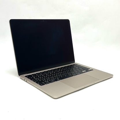 【全額返金保証】【最速発送】Apple MacBook Air 13.6インチ 2022 M2 8GB 512GB スターライト 90% 美品 動作確認済