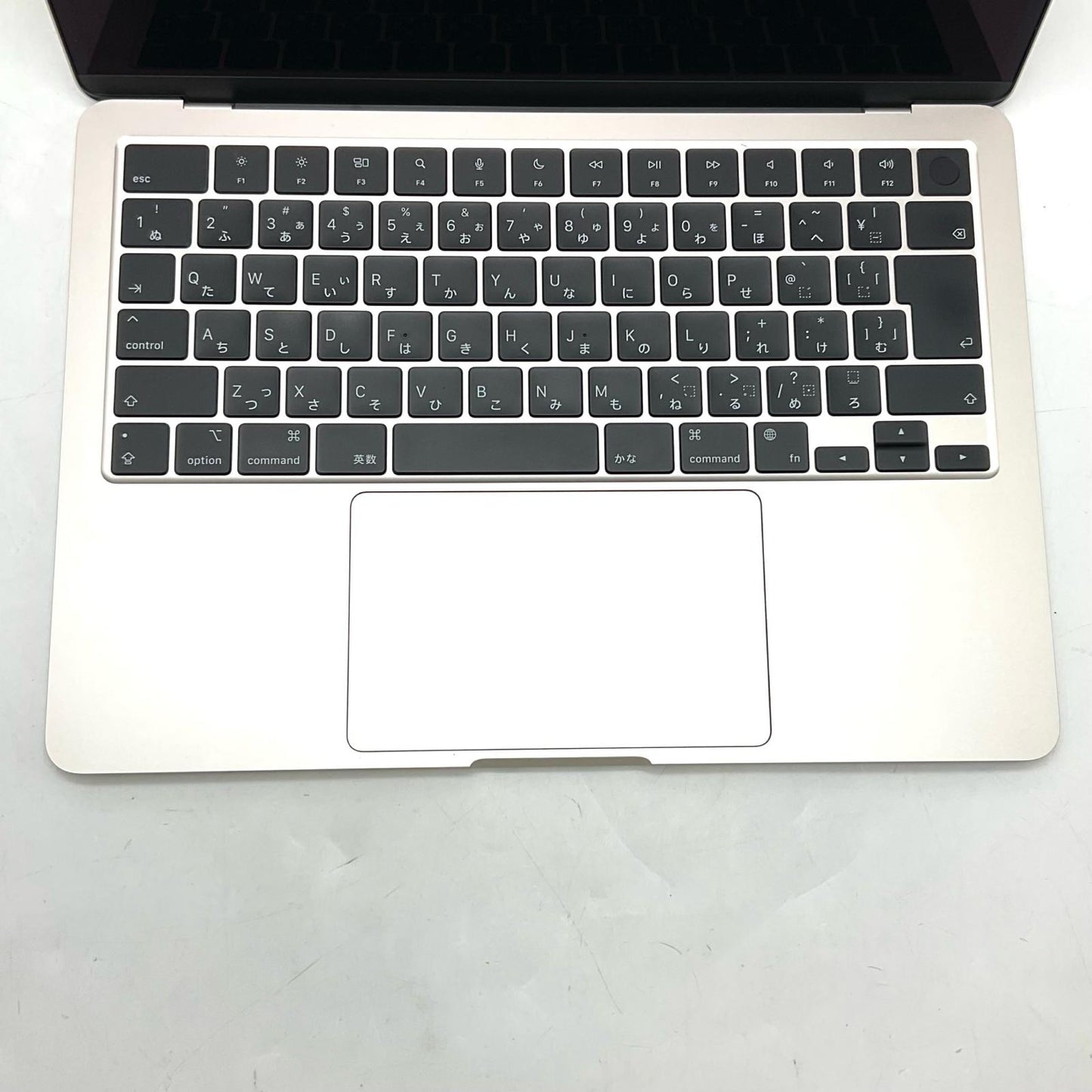 【全額返金保証】【最速発送】Apple MacBook Air 13.6インチ 2022 M2 8GB 512GB スターライト 90% 美品 動作確認済
