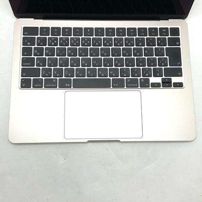 【全額返金保証】【最速発送】Apple MacBook Air 13.6インチ 2022 M2 8GB 512GB スターライト 90% 美品 動作確認済