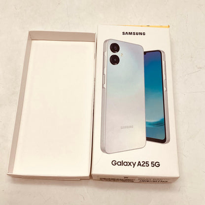 【全額返金保証】【最速発送】SAMSUNG Galaxy A25 5G 64GB ライトブルー au SCG33 白ロム 超美品 動作確認済