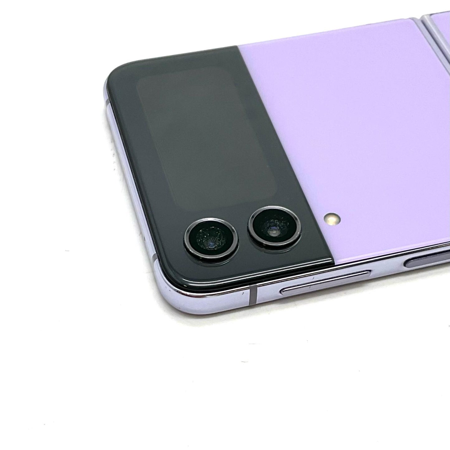 【全額返金保証】【最速発送】SAMSUNG Galaxy Z Flip 4 128GB ボラパープル 楽天モバイル SM-F721C 白ロム 動作確認済