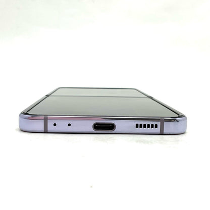 【全額返金保証】【最速発送】SAMSUNG Galaxy Z Flip 4 128GB ボラパープル 楽天モバイル SM-F721C 白ロム 動作確認済
