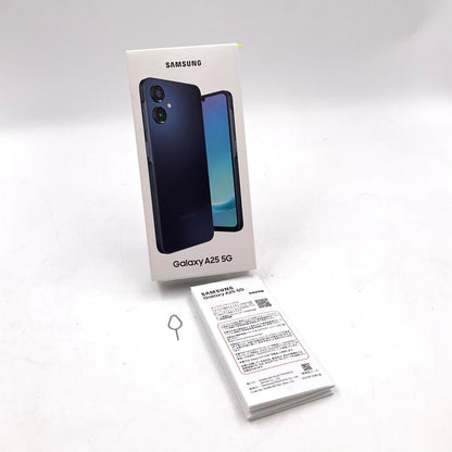 【全額返金保証】【最速発送】SAMSUNG Galaxy A25 5G 64GB ブラック au SIMフリー SCG33 白ロム 超美品 動作確認済