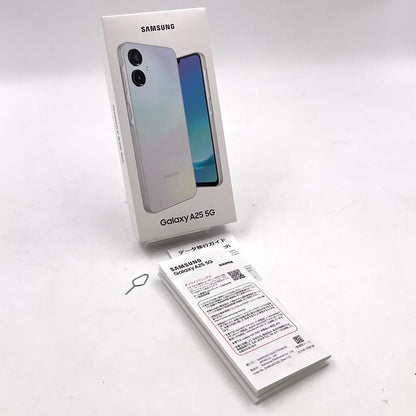 【全額返金保証】【最速発送】SAMSUNG Galaxy A25 5G 64GB ライトブルー au SIMフリー SCG33 白ロム 超美品 動作確認済