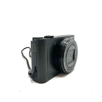 【全額返金保証】【最速発送】Sony コンパクトデジタルカメラ Cyber-shot DSC-WX500 ブラック 美品 動作確認済