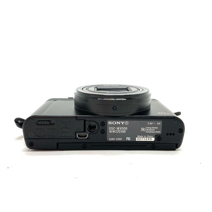 【全額返金保証】【最速発送】Sony コンパクトデジタルカメラ Cyber-shot DSC-WX500 ブラック 美品 動作確認済