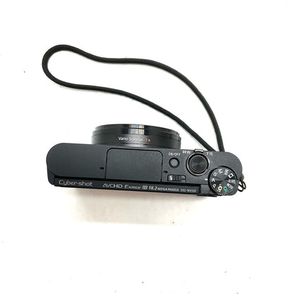 【全額返金保証】【最速発送】Sony コンパクトデジタルカメラ Cyber-shot DSC-WX500 ブラック 美品 動作確認済