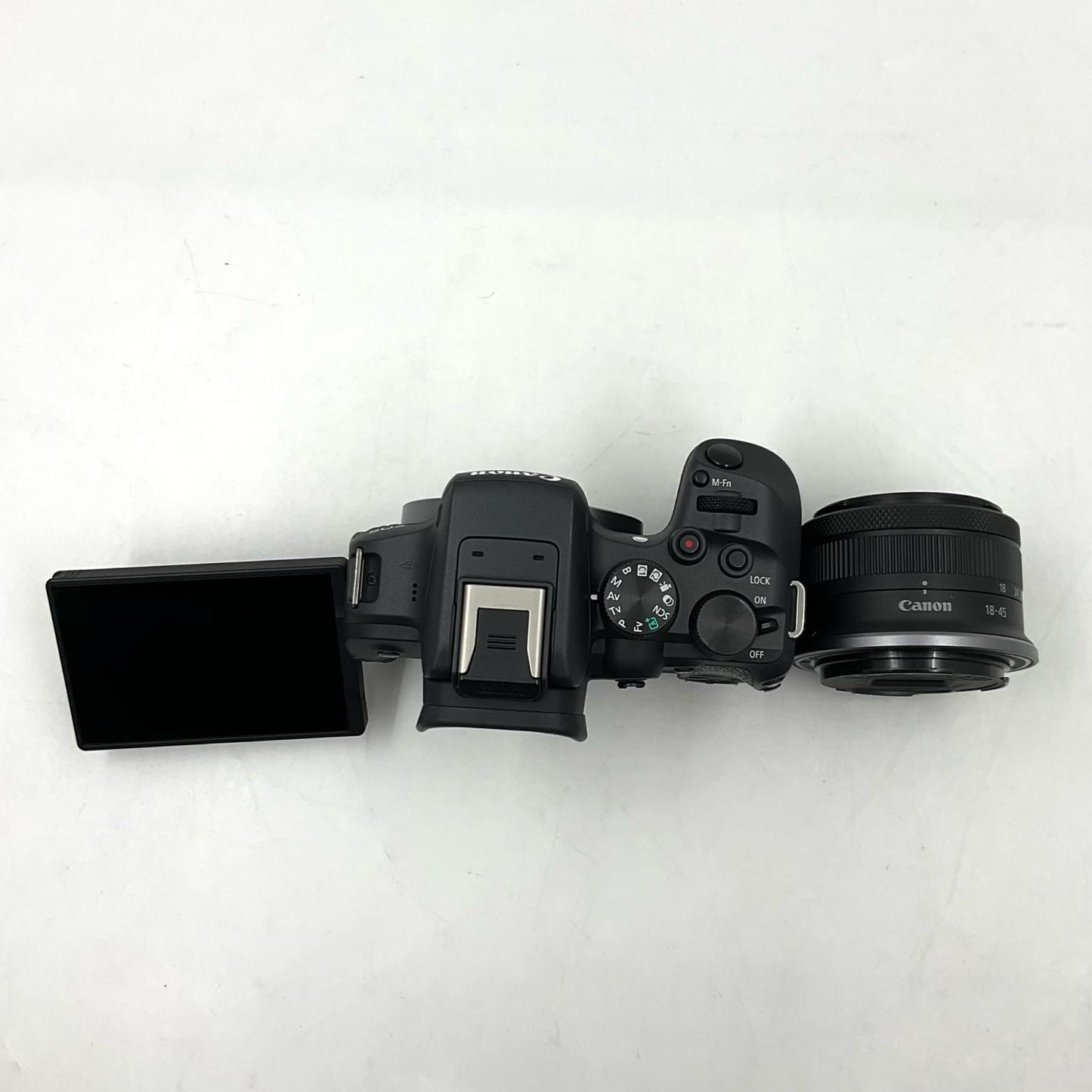 【全額返金保証】【最速発送】Canon デジタル一眼 EOS R10 18-45mm レンズキット ブラック 美品 動作確認済