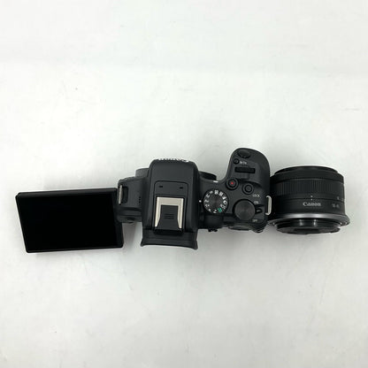 【全額返金保証】【最速発送】Canon デジタル一眼 EOS R10 18-45mm レンズキット ブラック 美品 動作確認済