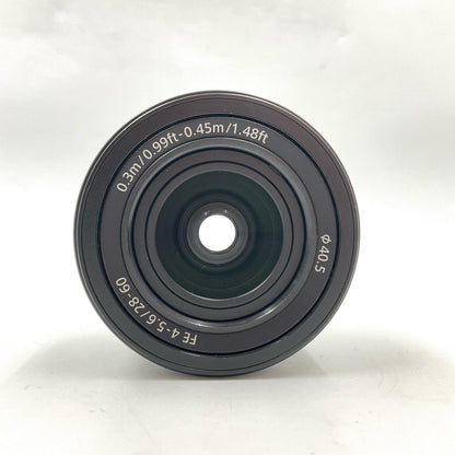 【全額返金保証】【最速発送】Sony FE 28-60mm F4-5.6 SEL2860 美品 動作確認済