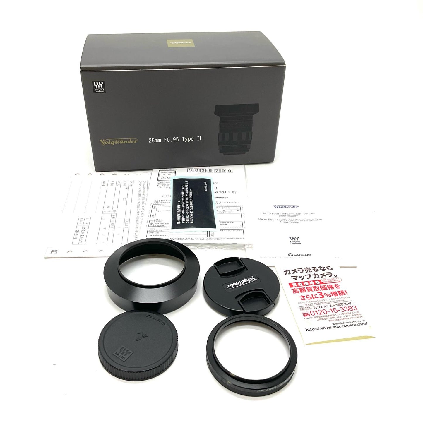 【全額返金保証】【最速発送】 VOIGTLANDER NOKTON 25mm F0.95 TypeII マイクロフォーサーズ 美品 動作確認済