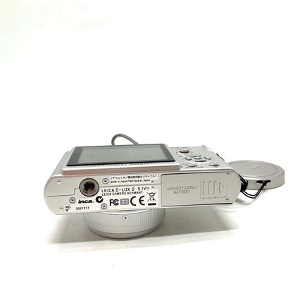 【全額返金保証】【最速発送】Leica コンパクトデジタルカメラ D-LUX 2 美品 動作確認済