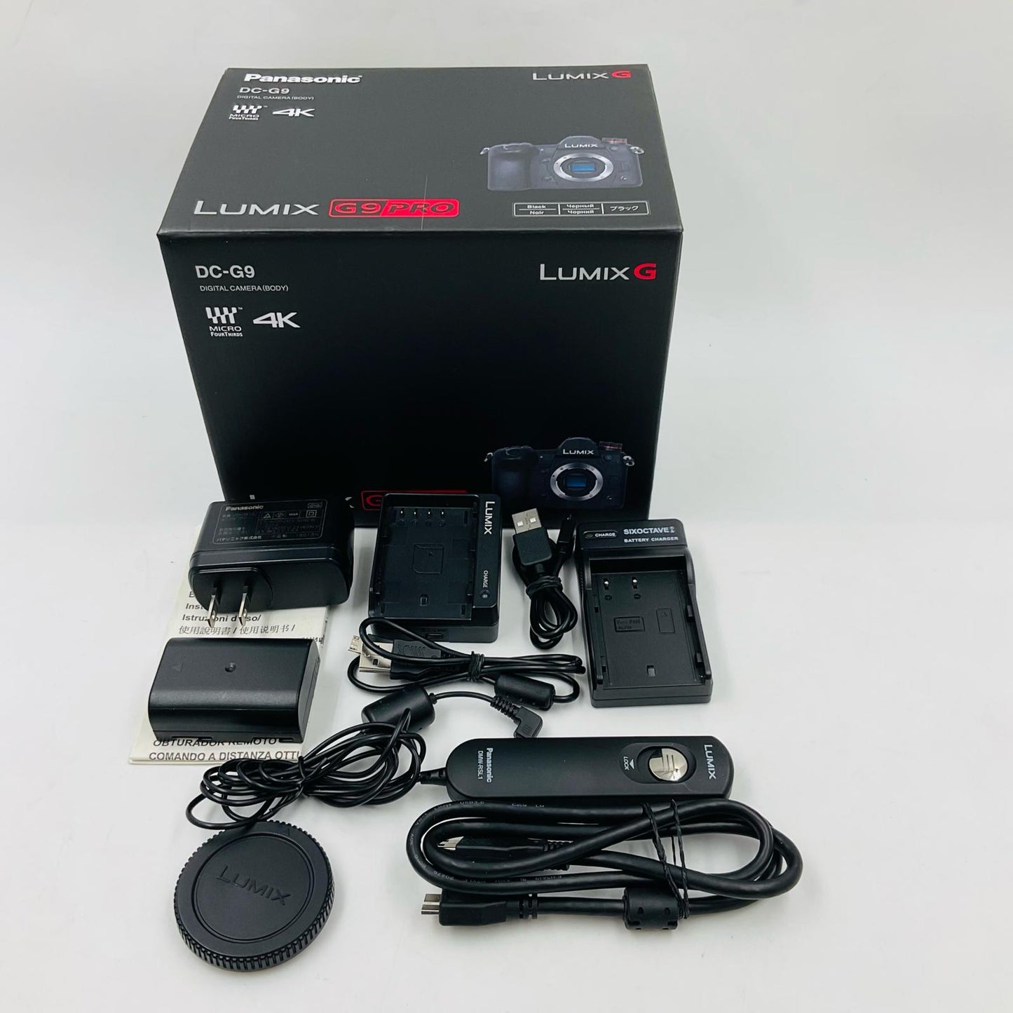 【全額返金保証】【最速発送】Panasonic デジタル一眼 LUMIX ルミックス G9 ボディ ブラック DC-G9-K 動作確認済