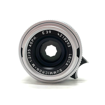 【全額返金保証】【最速発送】Leica Summicron-M 35mm F2 ASPH. シルバー 6Bit E39 美品 動作確認済