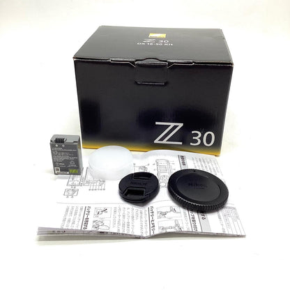 【全額返金保証】【最速発送】Nikon デジタル一眼 Z30 16-50 VR レンズキット ブラック 美品 動作確認済