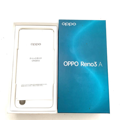 【全額返金保証】【最速発送】OPPO Reno 3A 128GB ホワイト 楽天モバイル CPH2013 白ロム 美品 動作確認済