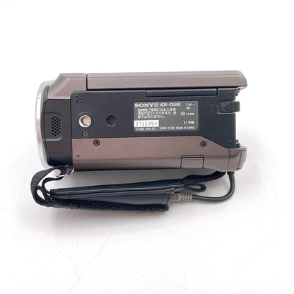 【全額返金保証】【最速発送】Sony HDR-CX680 ブロンズブラウン 動作確認済