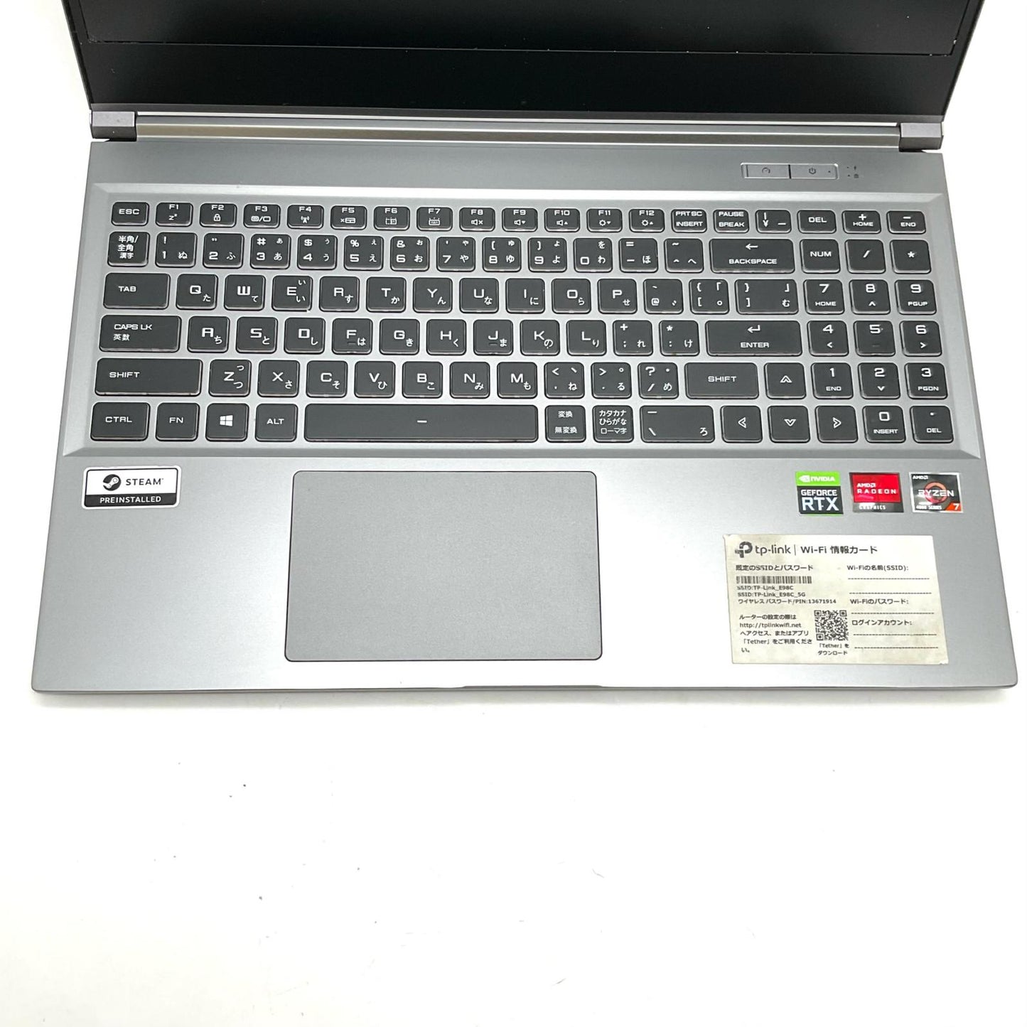 【最速発送】ドスパラ GALLERIA GR2060RGF-T AMD Ryzen 7 4800H with Radeon Graphics 16GB M.2 SSD 512GB NVIDIA GeForce RTX 2060 100%【難有】