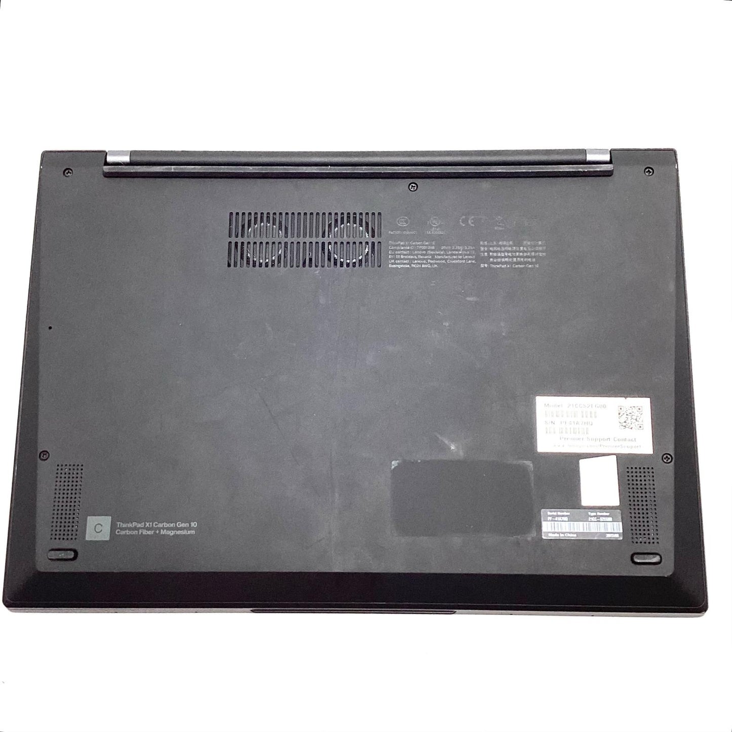 【全額返金保証】【最速発送】lenovo ThinkPad X1 Carbon Gen 10 21CCS2EG00 12th Gen Core i5-1250P 16GB SSD 256GB 動作確認済